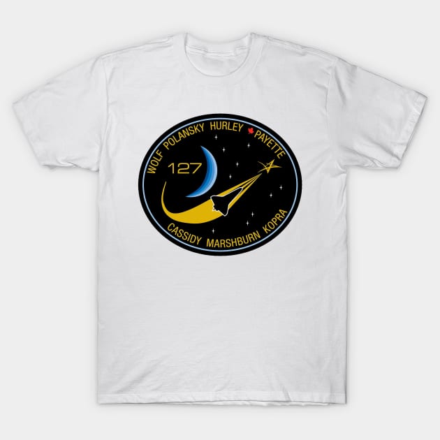 STS 127 Mission Patch T-Shirt by Spacestuffplus